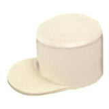 White plastic medical supply cap for home care equipment
