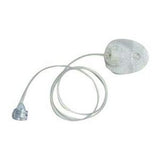 Medical adhesive patch with transparent tubing for home medical supply use