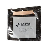 Medical pouch clip in clear packaging, labeled for essential healthcare supply use.