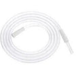 Coiled clear medical tubing for home healthcare and medical supply use