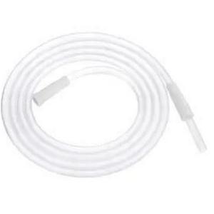 Coiled clear medical tubing for home healthcare and medical supply use