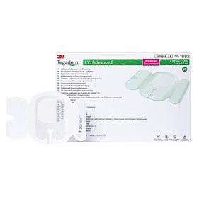 3M Tegaderm IV Advanced sterile securement dressing box with product sample