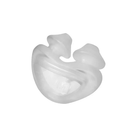 Clear silicone nasal pillow CPAP mask cushion for sleep apnea therapy