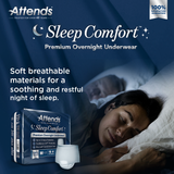 Attends Sleep Comfort™ Premium Overnight Underwear, Medium