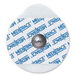 Single disposable ECG electrode pad with MEDI-TRACE branding for medical monitoring