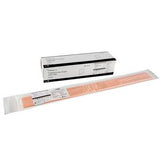 Sterile orange medical catheter packaged with labeled box for home medical supply delivery