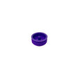 Purple medical device cap, round plastic lid for healthcare equipment or supplies