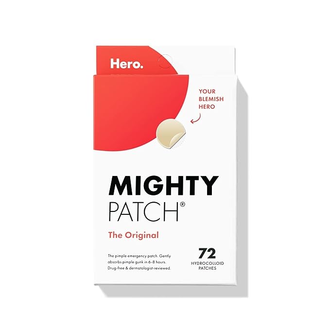 Hero Cosmetics Mighty Patch Acne Patches, Original, 72 Ct
