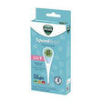 Digital thermometer with fever indicator in blue Vicks SpeedRead packaging for home medical use