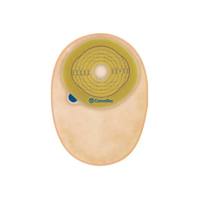 ConvaTec beige ostomy pouch with adhesive barrier for stoma care and medical supplies