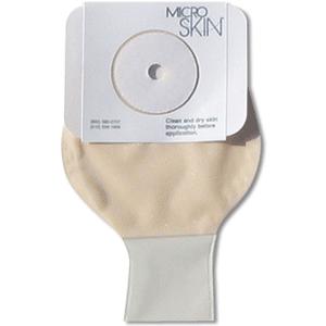 Ostomy bag with adhesive barrier for stoma care and medical supply needs