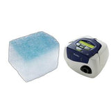CPAP machine with filter for sleep apnea therapy, home medical equipment