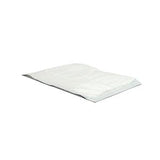 Disposable absorbent underpad for medical or incontinence use on white background
