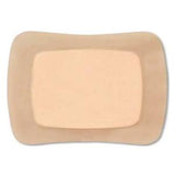 Large rectangular medical adhesive bandage for wound care on white background