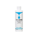 DermaDaily moisturizing lotion bottle with aloe vera, white background, medical supplies