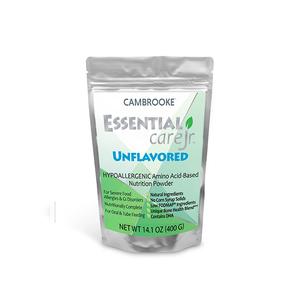 Cambrooke Essential Care Jr. Unflavored hypoallergenic amino acid-based nutrition powder pouch