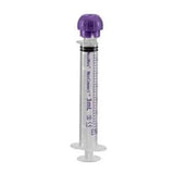 3ml sterile medical syringe with purple cap, home healthcare supply