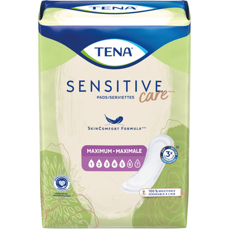Tena Sensitive Care Maximum, Regular Pads, 13"