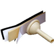 External male urinary catheter with adhesive strip for incontinence management
