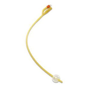 Latex Foley catheter with balloon for home urology care and medical supplies