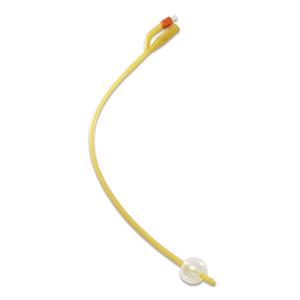 Latex Foley catheter with balloon for home urology care and medical supplies
