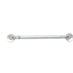 Stainless steel wall-mounted grab bar for bathroom safety and mobility support
