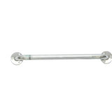 Stainless steel wall-mounted grab bar for bathroom safety and mobility support