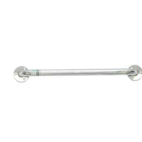 Stainless steel wall-mounted grab bar for bathroom safety and mobility support