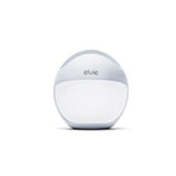 Elvie round portable medical device with white and grey casing for health management