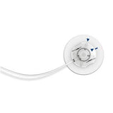 Medical infusion set with adhesive patch and tubing for diabetes management