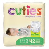 Cuties Complete Care Baby Diapers, Size 2