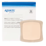 Aquacel foam silicone adhesive wound dressing with packaging, medical supply product