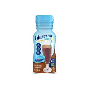 Glucerna Shake bottle rich chocolate flavor, diabetes nutritional drink, 10g protein