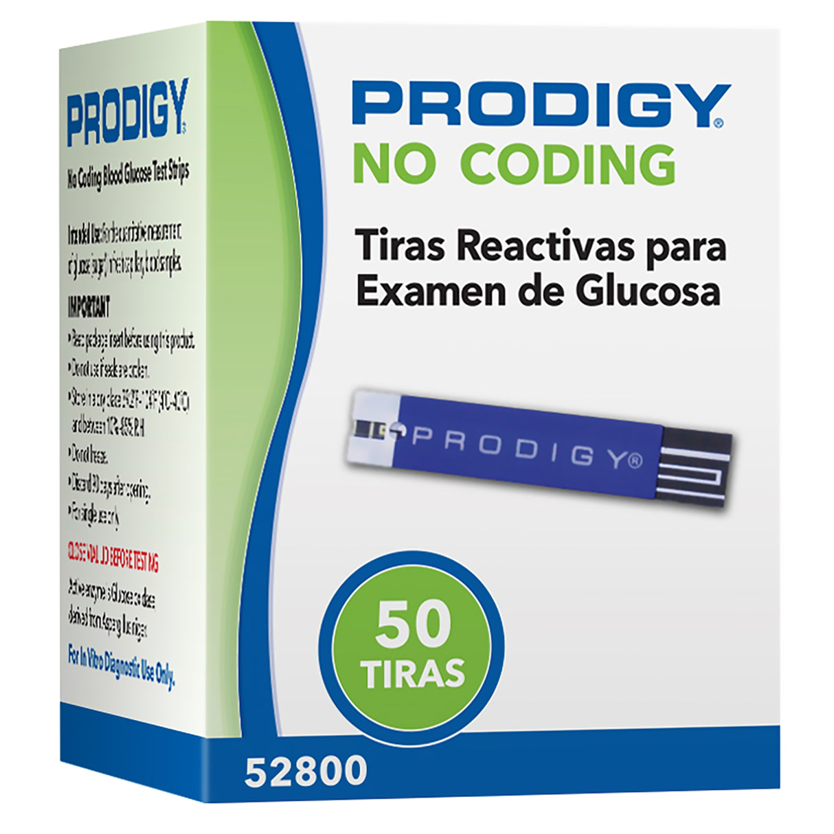 Prodigy No Coding Test Strip (50 Count)