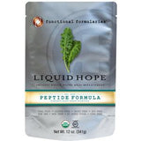 Liquid Hope peptide formula pouch, organic plant-based meal replacement for tube feeding