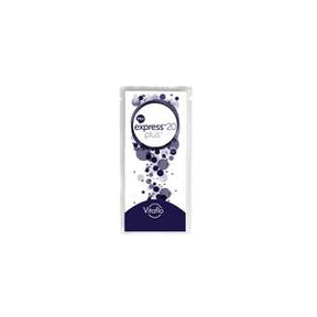Viatflo Express 20 Plus medical solution package with purple bubble design