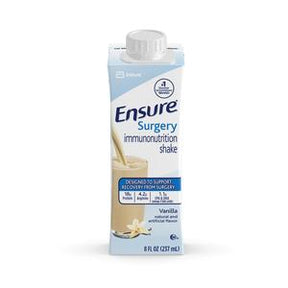 Ensure Surgery Immunonutrition Shake vanilla flavor 8 fl oz carton medical nutrition drink