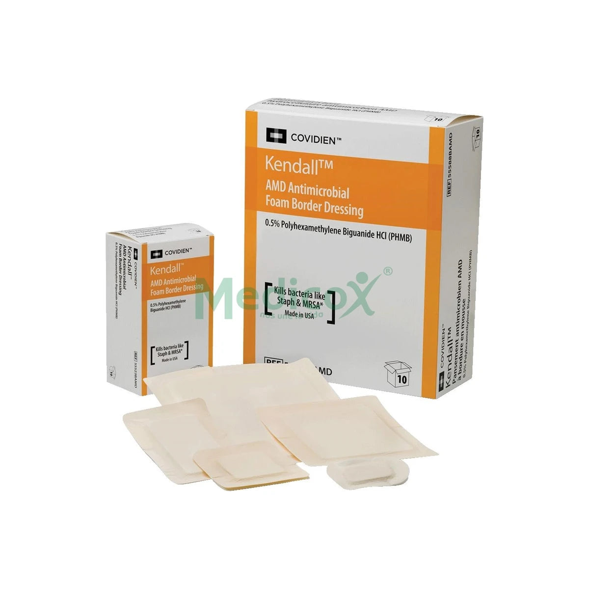 Cardinal Health Kendall Foam Dressing, 4" X 8"