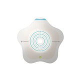 Stoma barrier with cutting guides for ostomy care, flower-shaped adhesive, medical supply