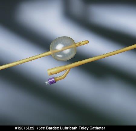 Bardex Lubricath 2-way Foley Catheter, 26 Fr, 75cc