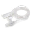 Clear medical infusion tubing with connector for home healthcare and IV therapy