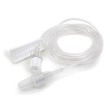 Clear medical infusion tubing with connector for home healthcare and IV therapy