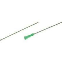 Sterile medical catheter guidewire with green hub for home care supplies