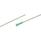 Sterile medical catheter guidewire with green hub for home care supplies