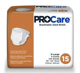 Procare Adult Brief, Tab Closure, Medium 32" - 44" , Heavy Absorbency  - Replaces: Fqcrb0121