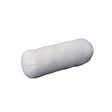 White cylindrical bolster pillow for medical support, isolated on white background