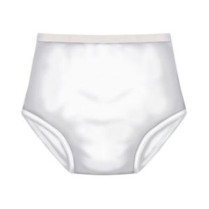 Adult incontinence underwear, white disposable absorbent brief for medical use
