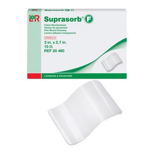 Suprasorb F sterile film wound dressing box and single transparent dressing pad