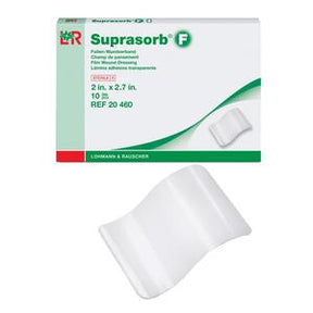 Suprasorb F sterile film wound dressing box and single transparent dressing pad