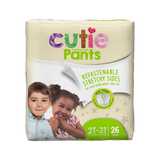 Cutie Pants Refastenable Training Pants for Boys and Girls 2T-3T